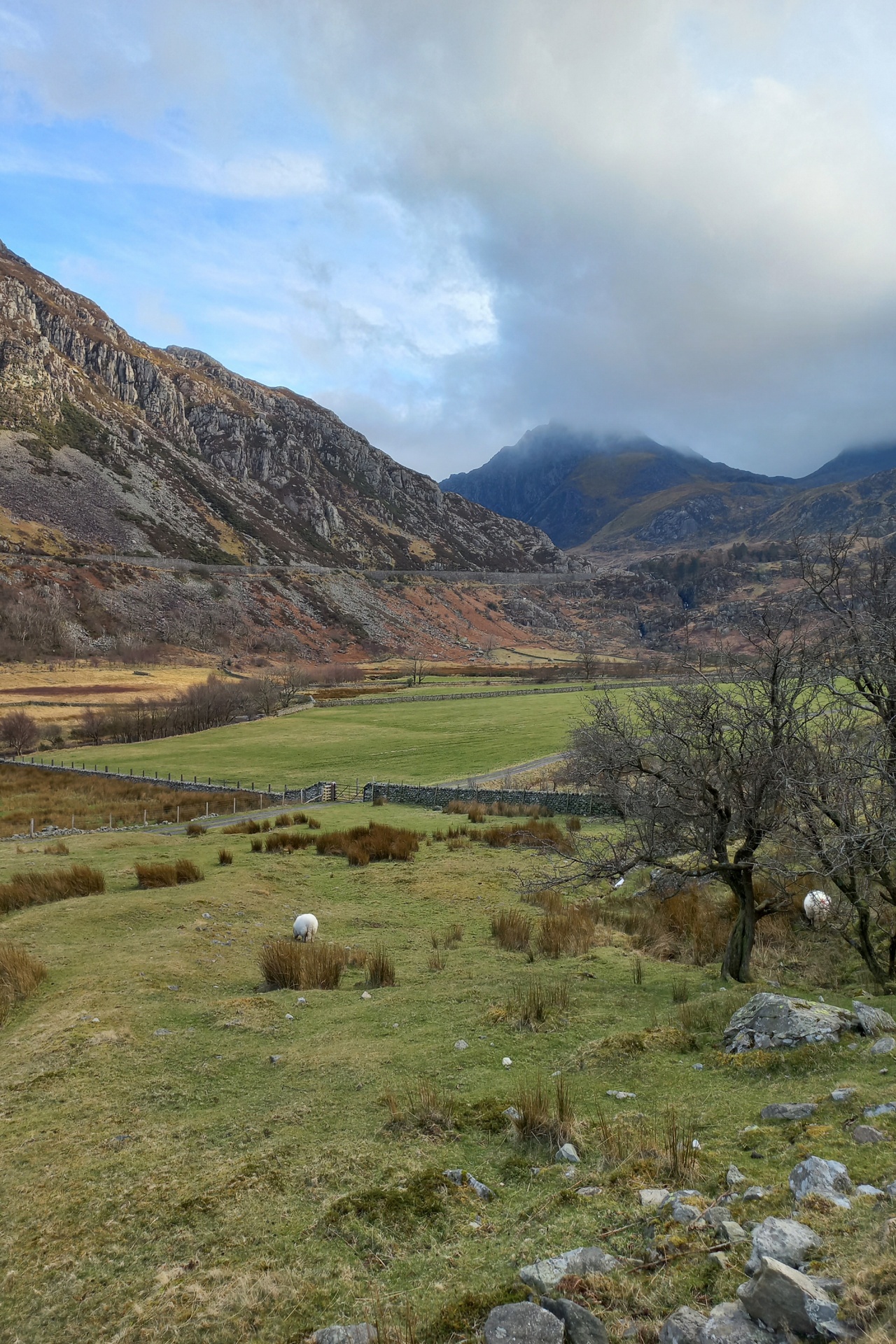 Surowy krajobraz Walijskich Gór