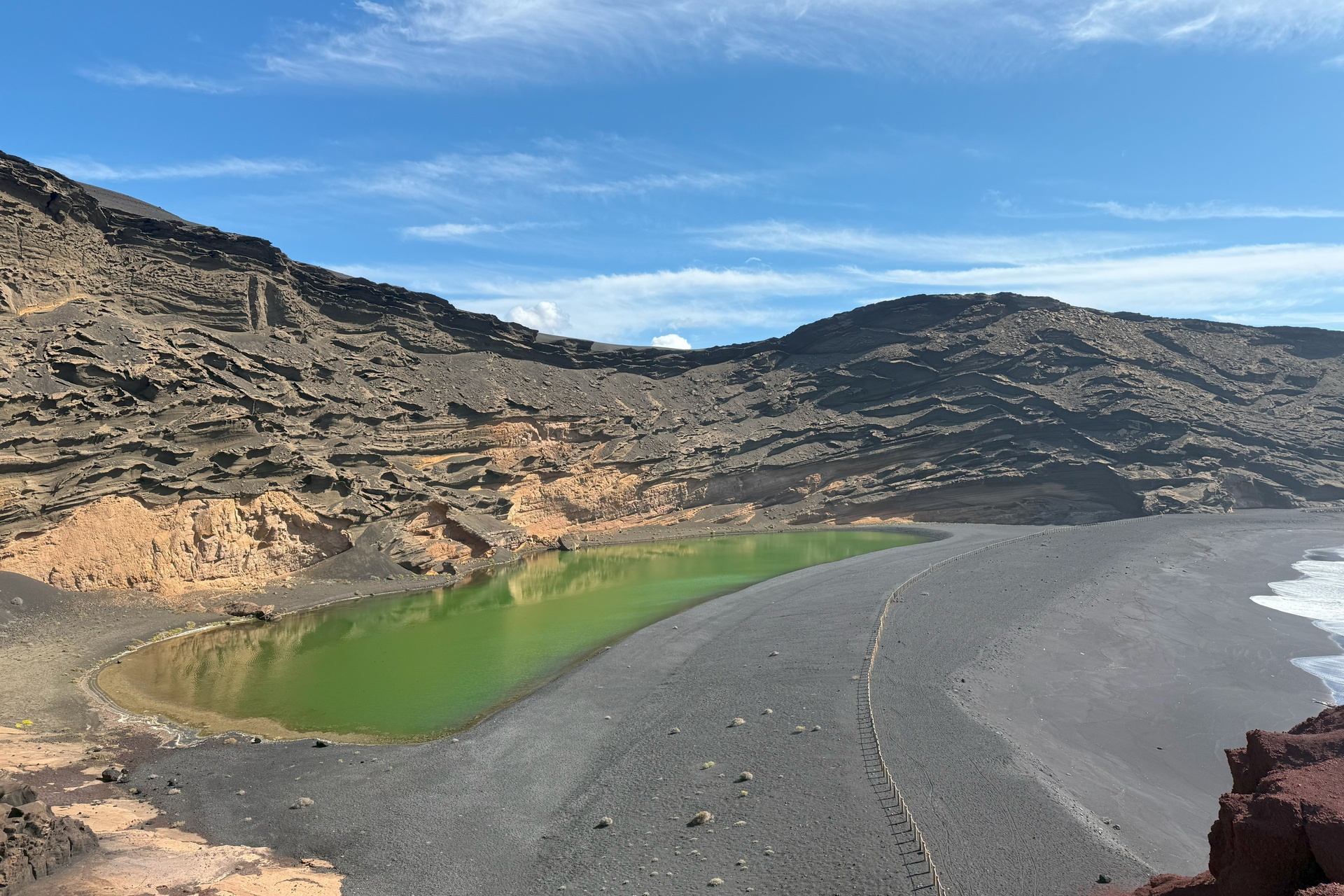Magia kolorów krajobrazu wulkanicznego