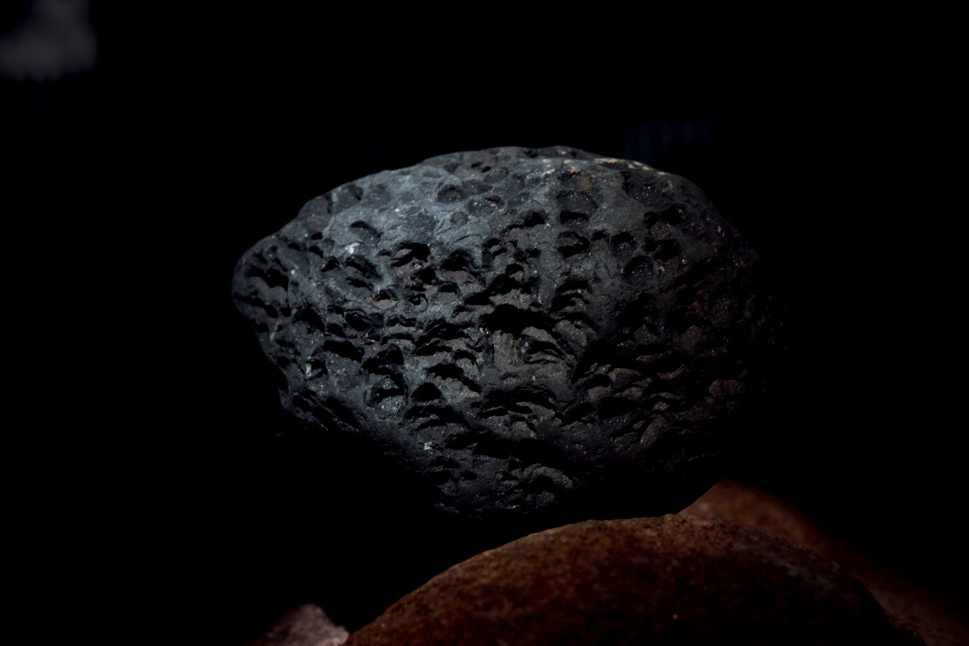 Podświetlona materia wulkaniczna