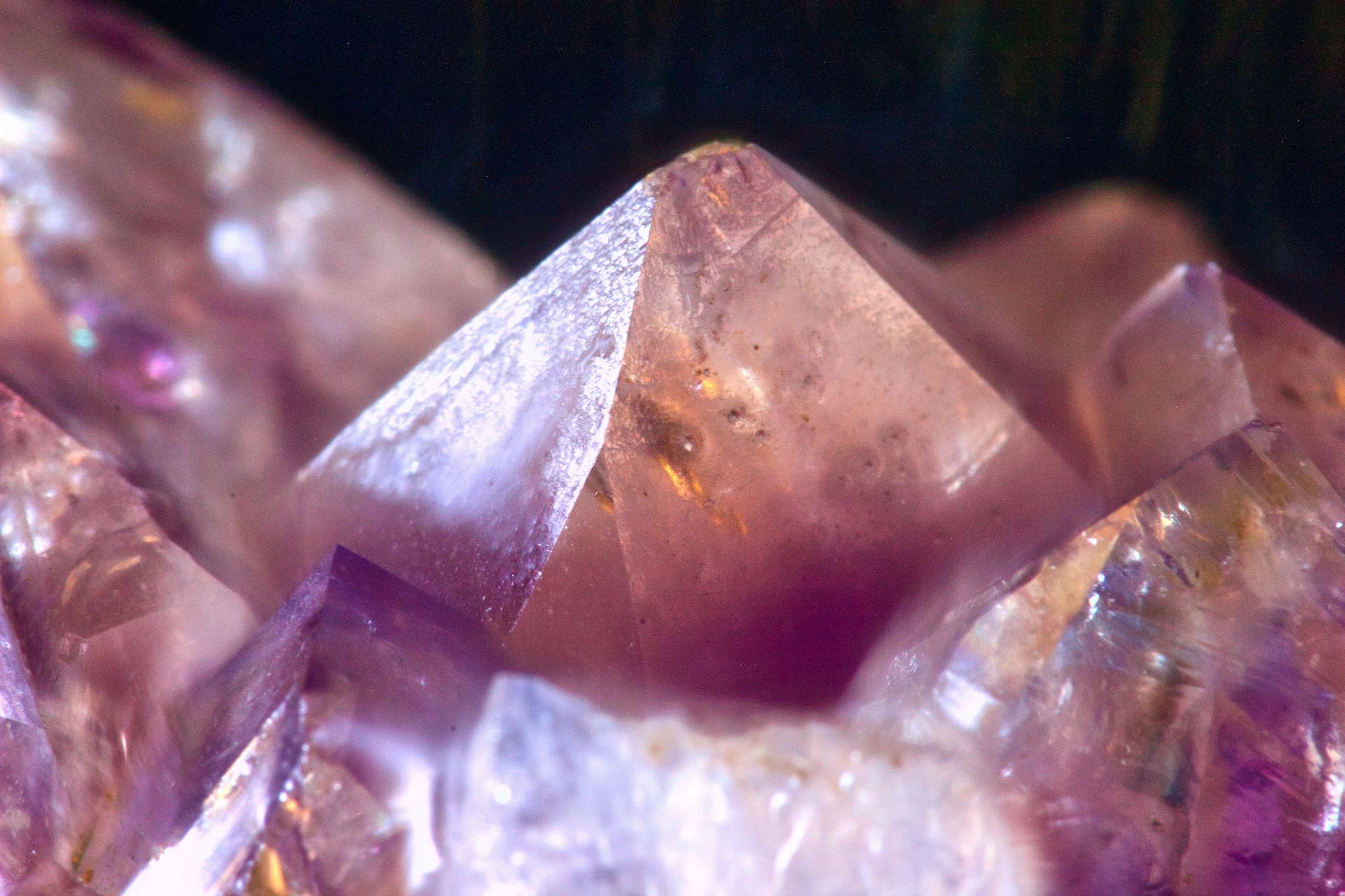 Ametyst w zbliżeniu