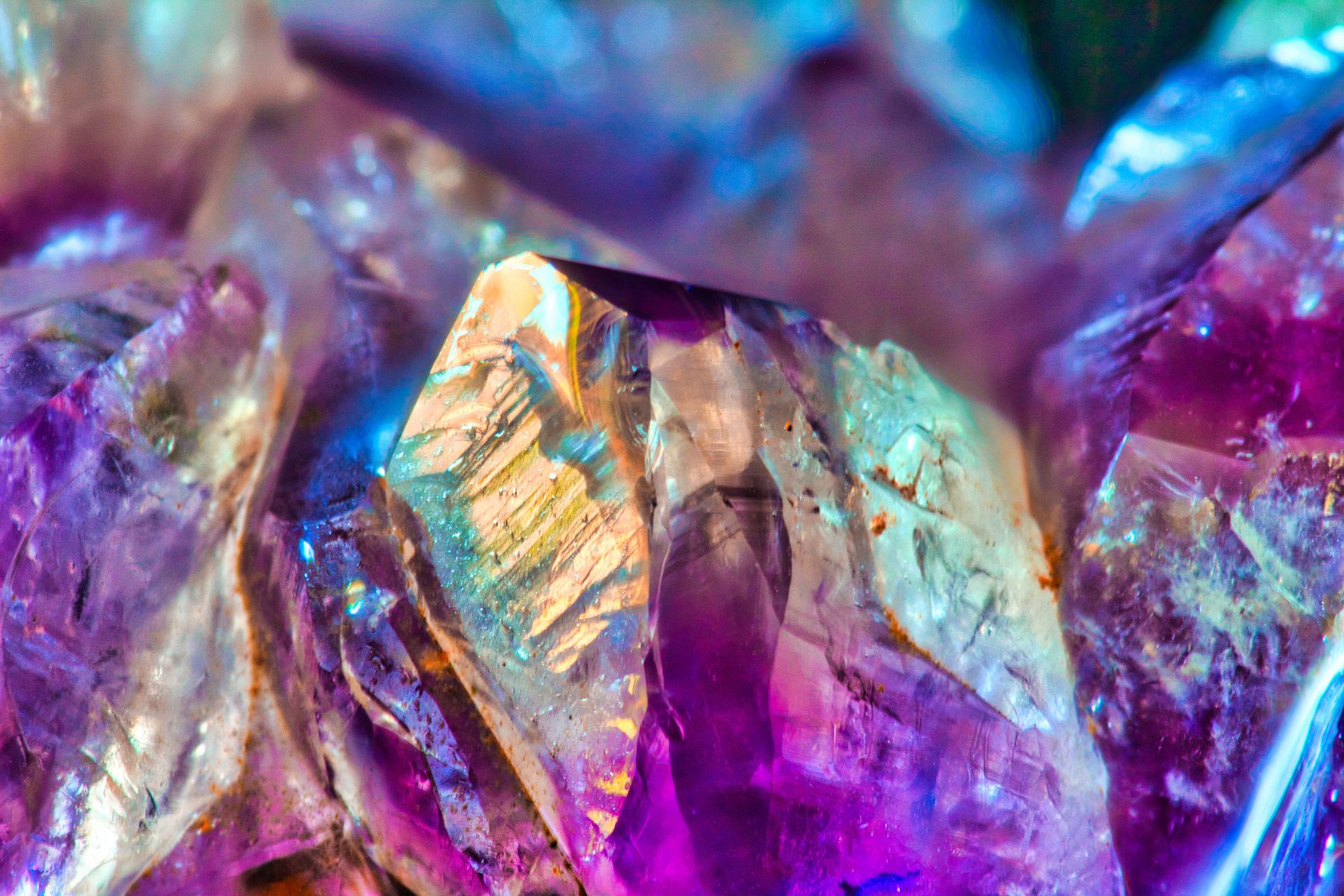 Ametyst w zbliżeniu