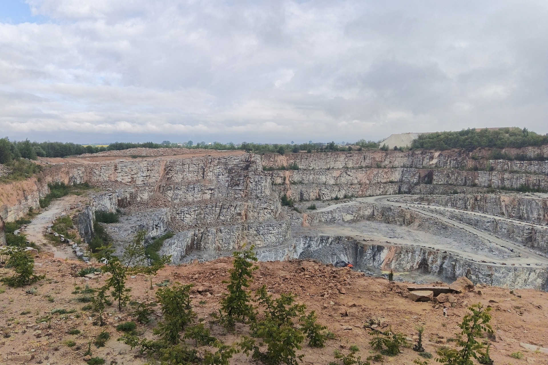 Głębinowa skała na powierzchni